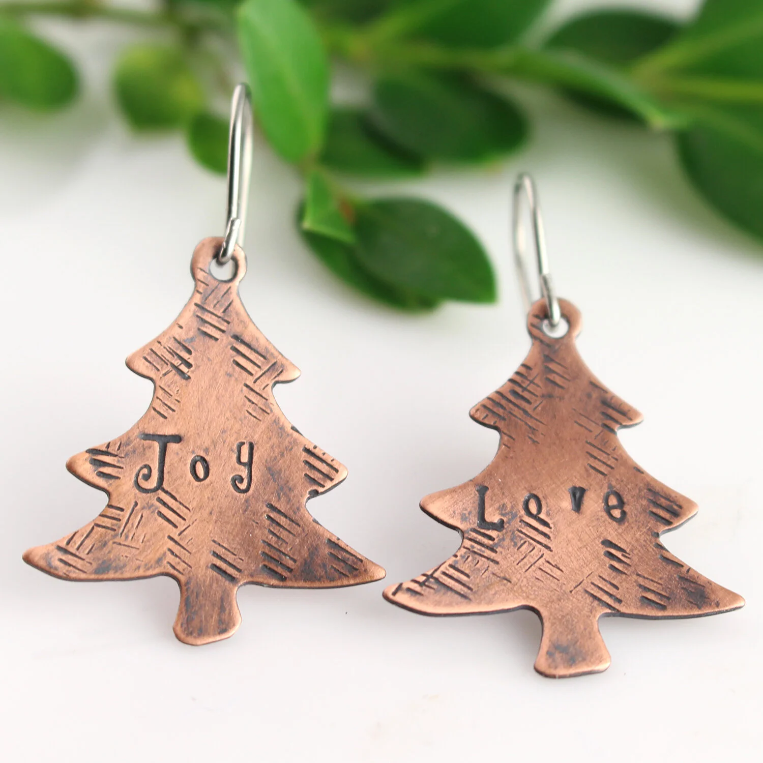 Personalized Holiday Tree Earrings Workshop