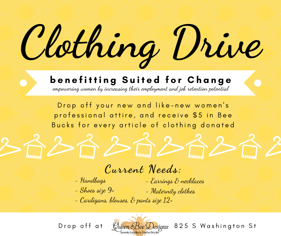 Suited for Change Clothing Drive