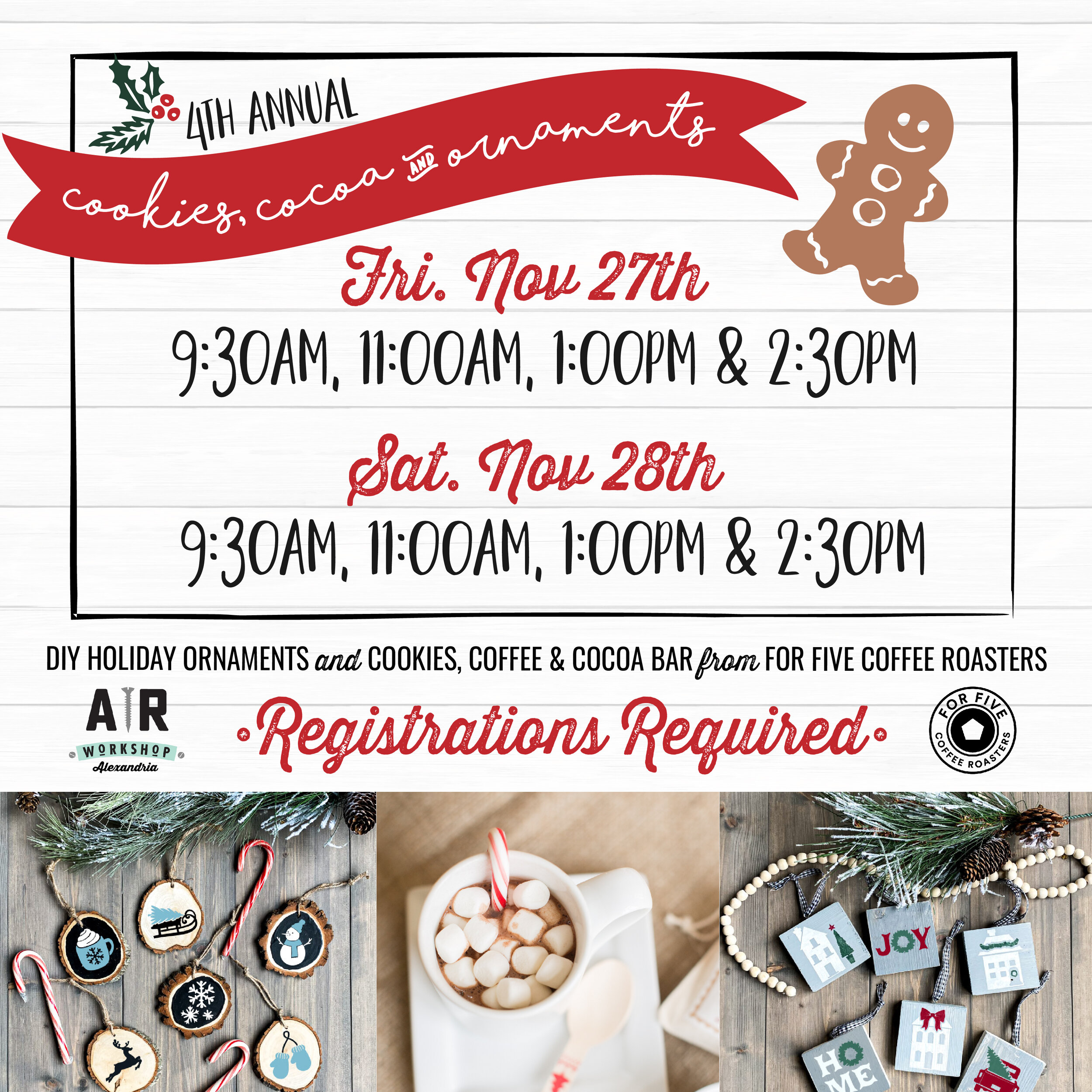 Cookies, Cocoa, + Ornament Crafting (Copy)