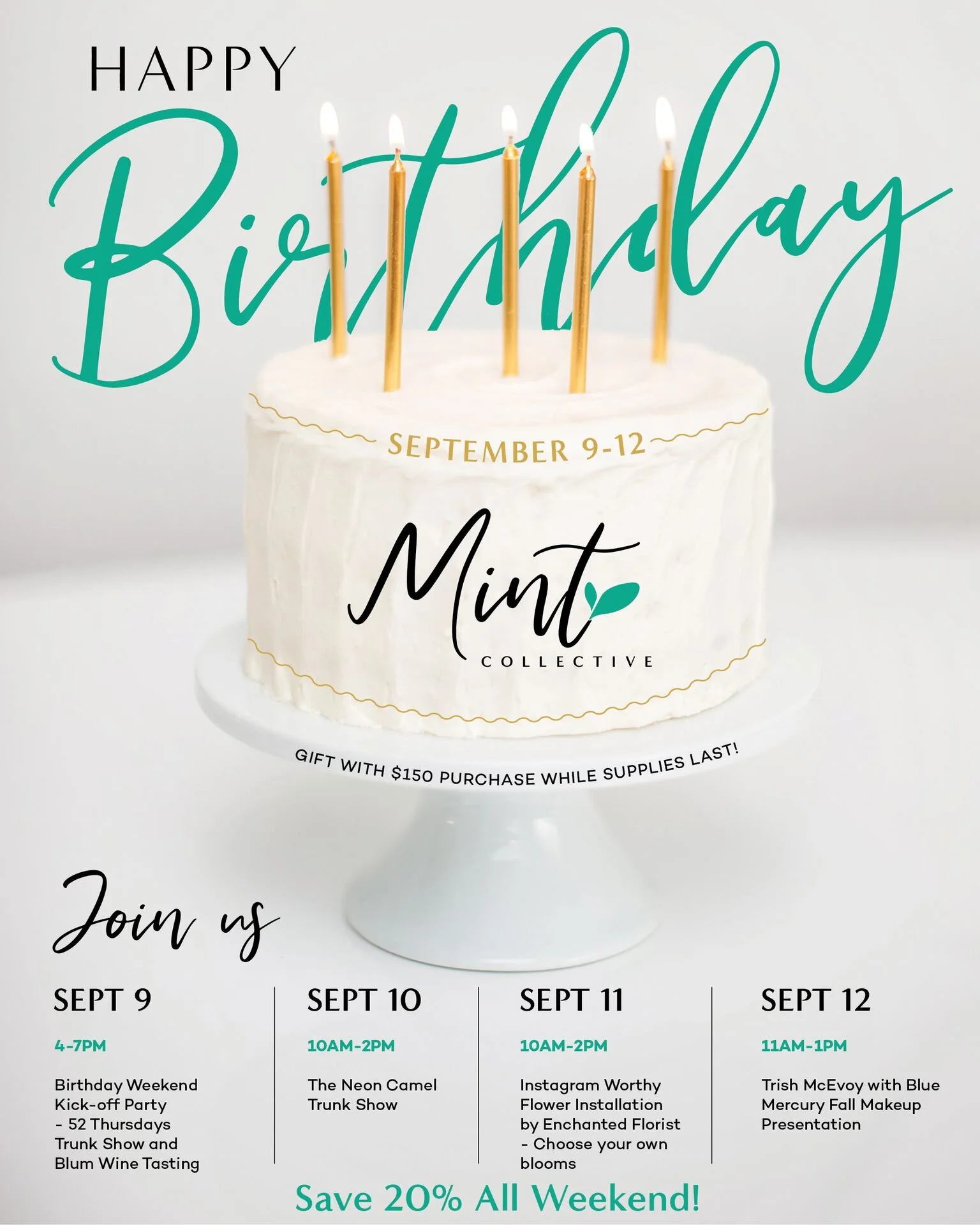 Mint Collective’s 1st Anniversary Party!