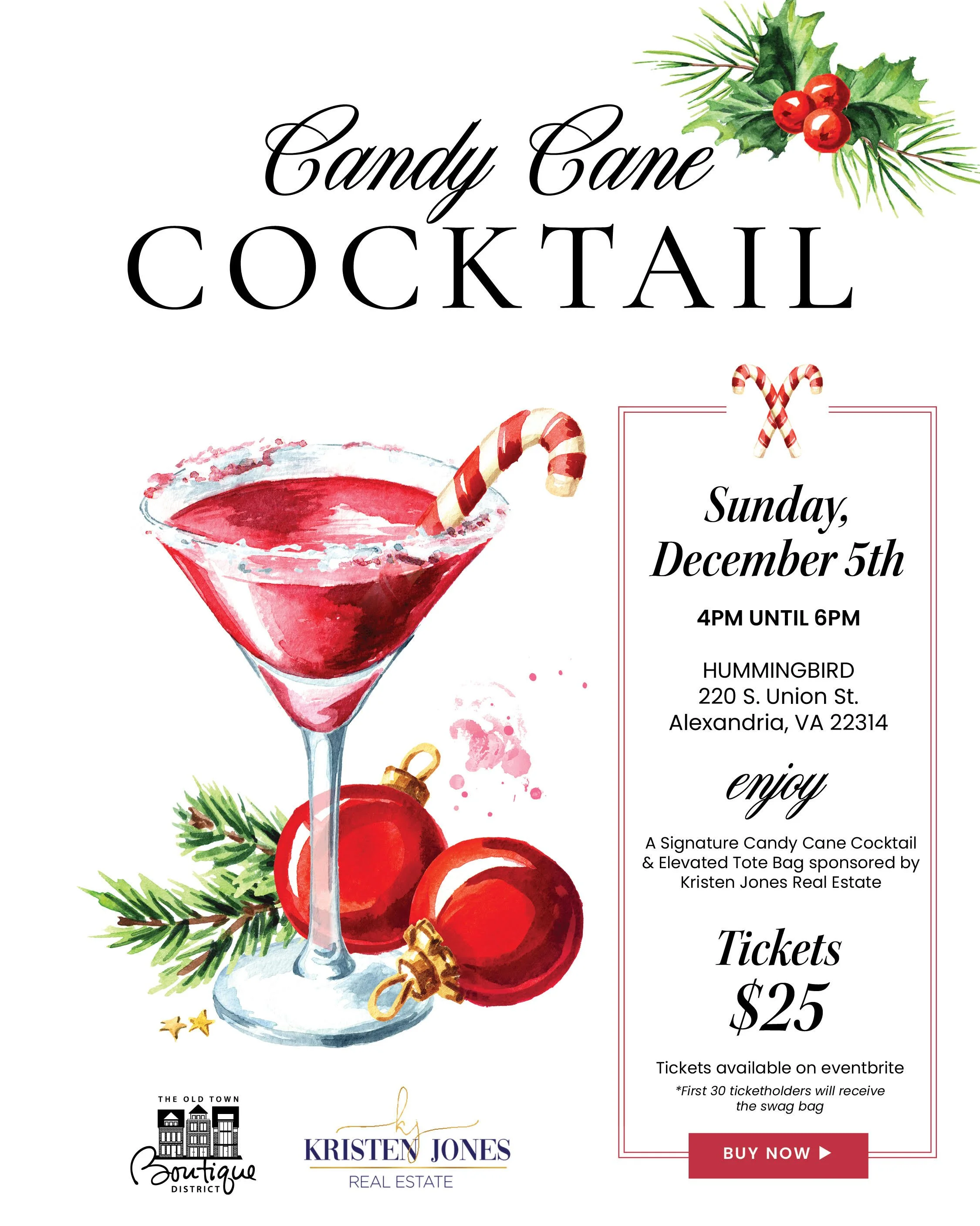 Candy Cane Cocktail Party