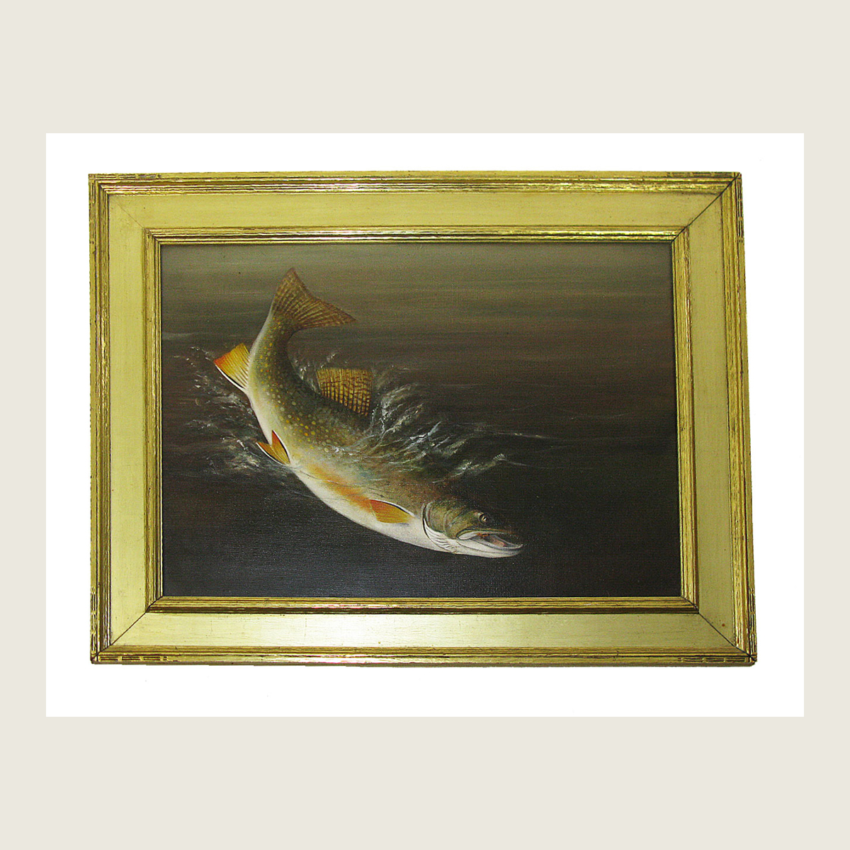H. A. Driscole Trout Painting