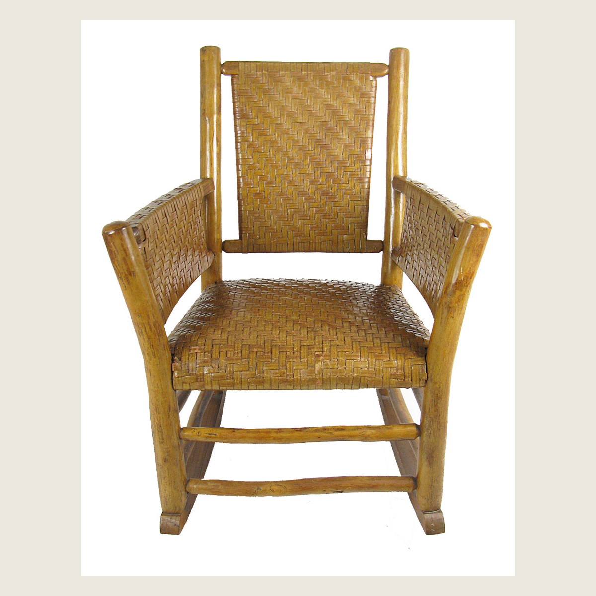 Hickory Padded Rocking Chair