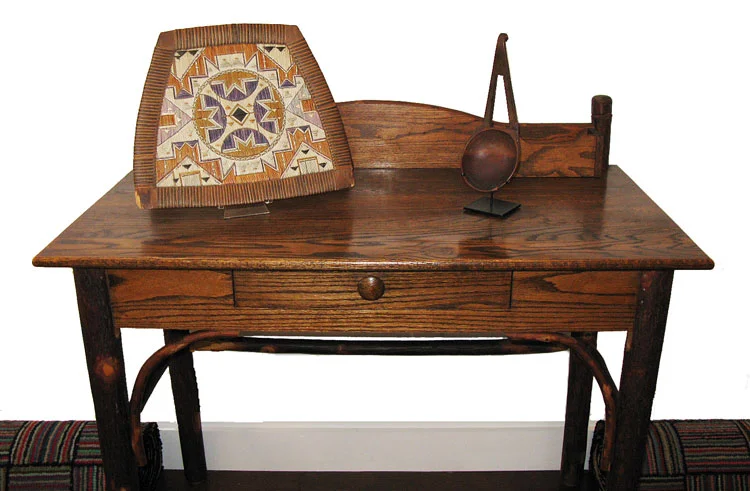 Micmac chair seat on display