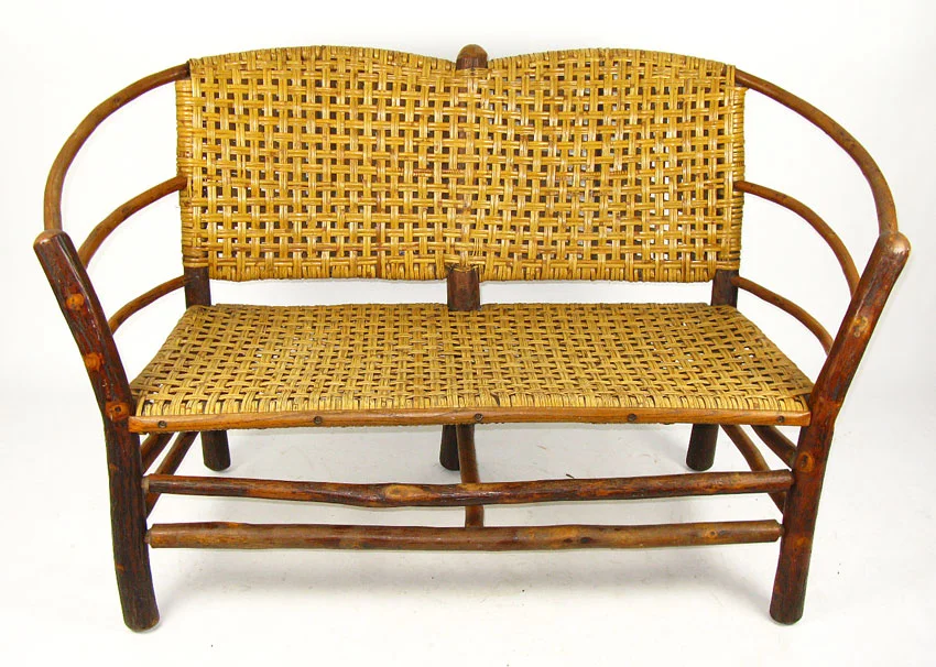 An Overview of Weave on Antique Hickory Furniture — Cherry Gallery