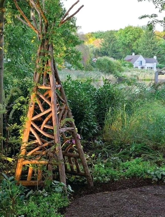 Rustic Plant Supports — Cherry Gallery