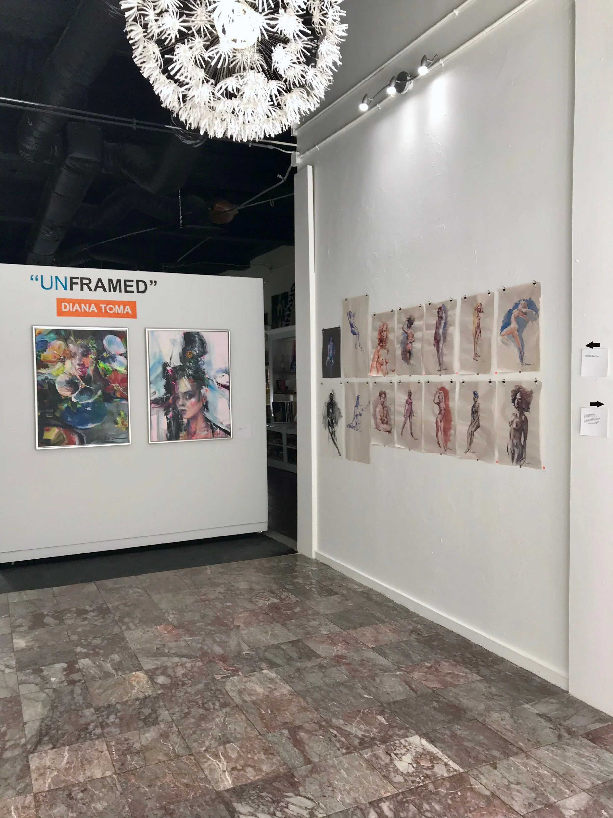 "Unframed" A Solo Exhibition by Diana Toma