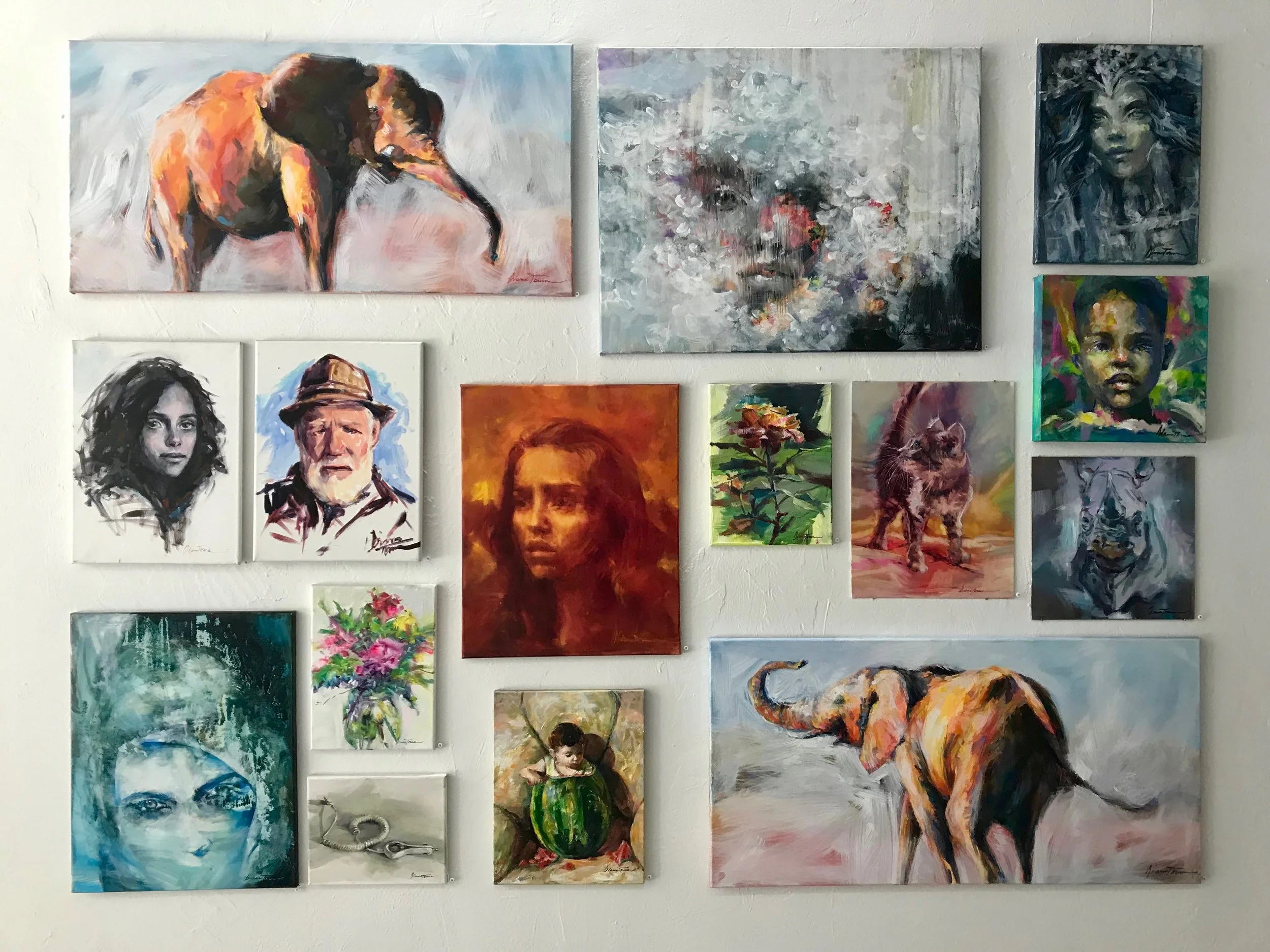 "Unframed" A Solo Exhibition by Diana Toma
