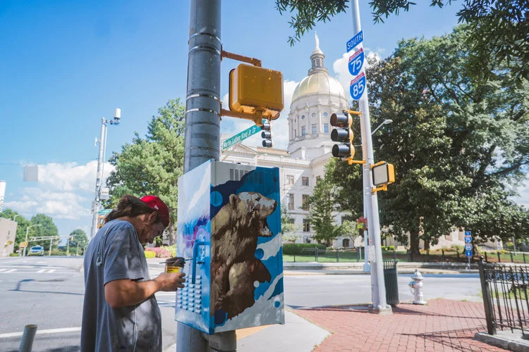 Atlanta Mayors Office of Cultural Affairs Utility Box