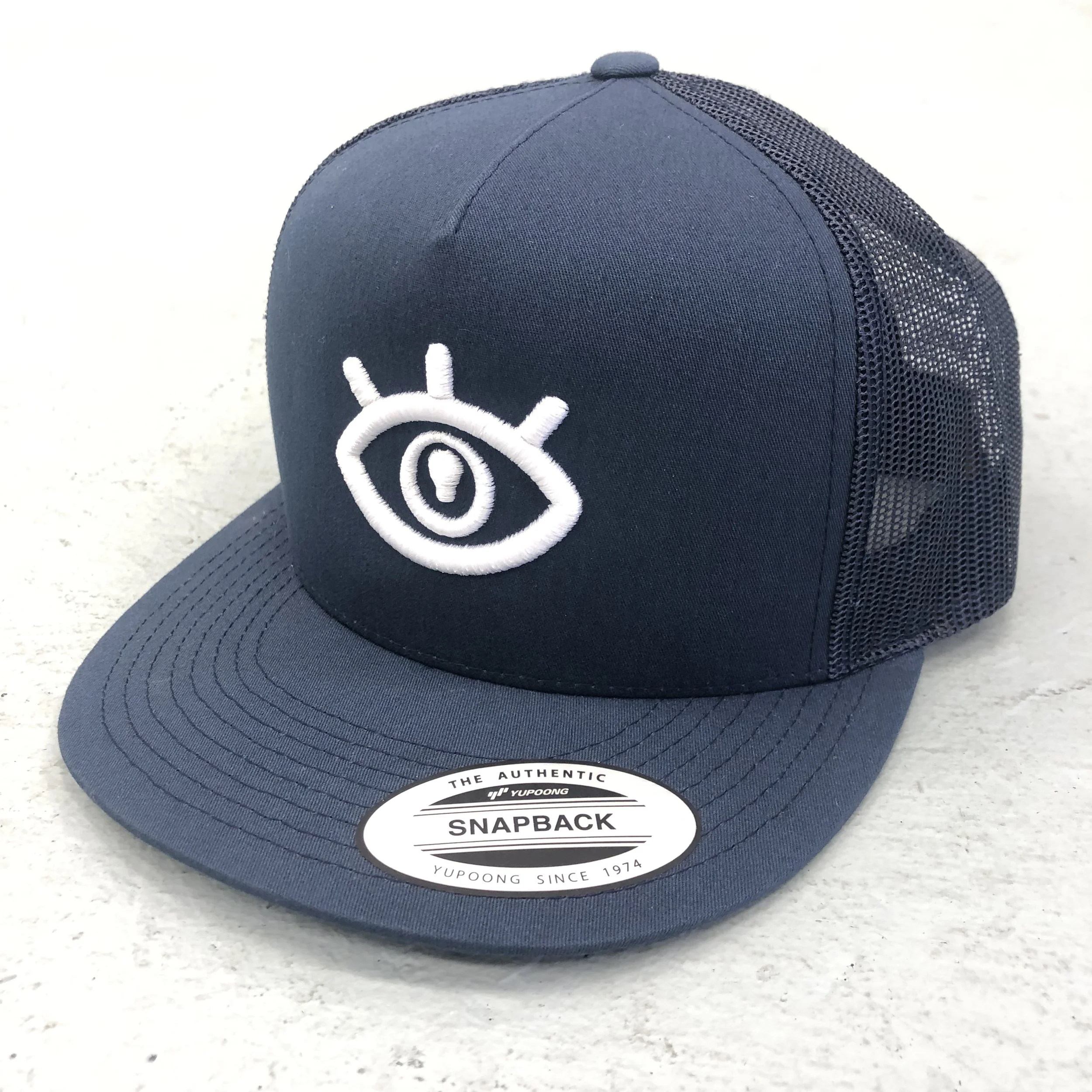 Navy CAt Eye Hat.jpg