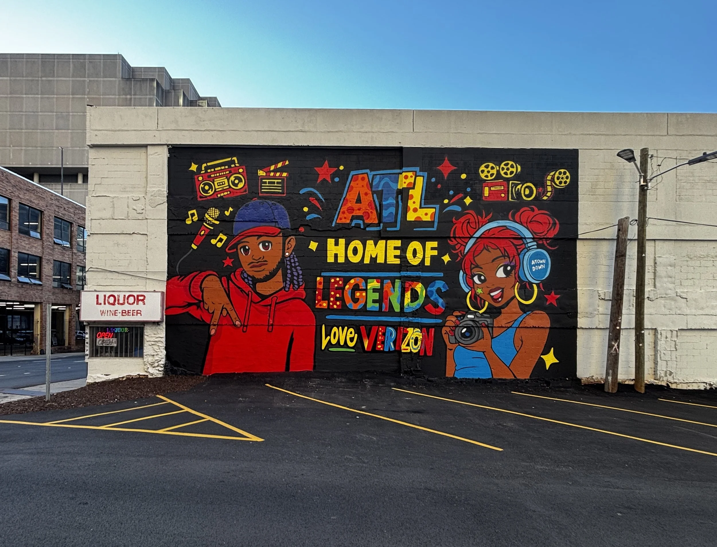 Verizon Wireless "Love Letters to Atlanta" Mural Project