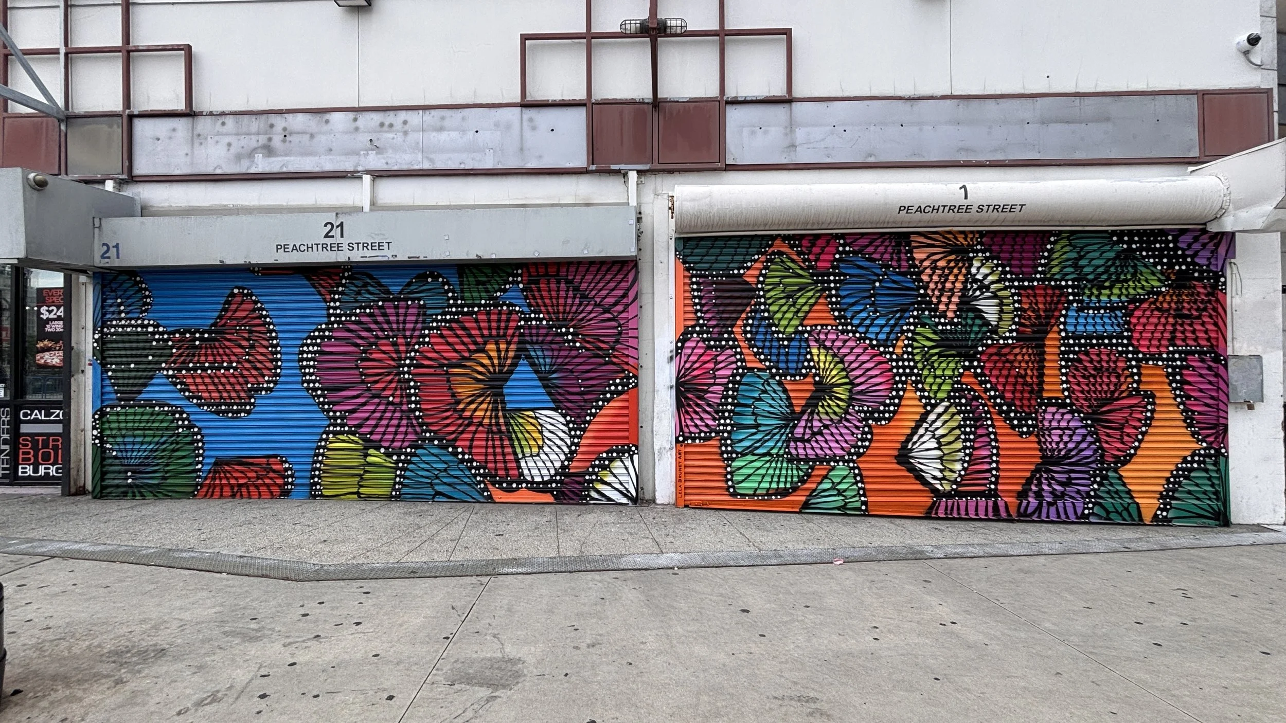 Lela Brunet Downtown Reimagined Mural