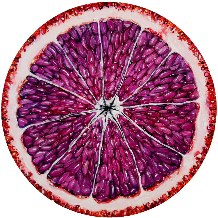 Angela+Faustina,+BLOOD+ORANGE+XL,+oil+on+cradled+painting+panel,+8+diameter+resize.webp