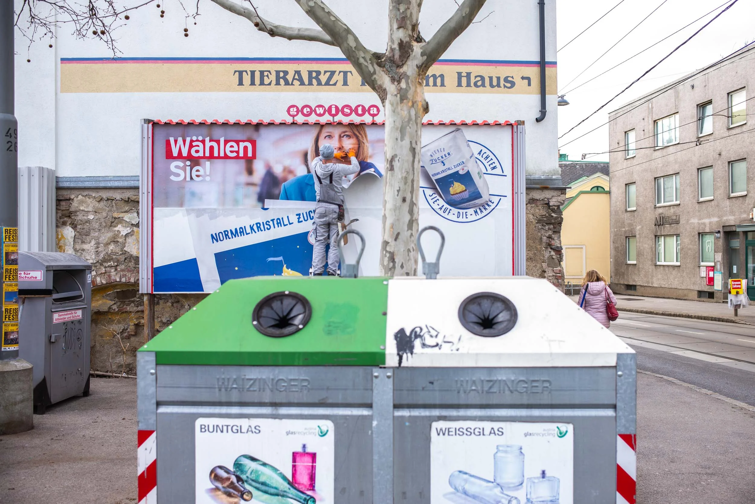Silence in the Street. Vienna, Austria 2019