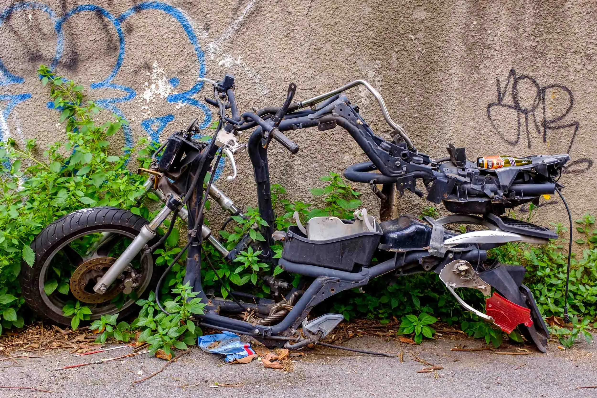 Motorcycle. Rome 2019
