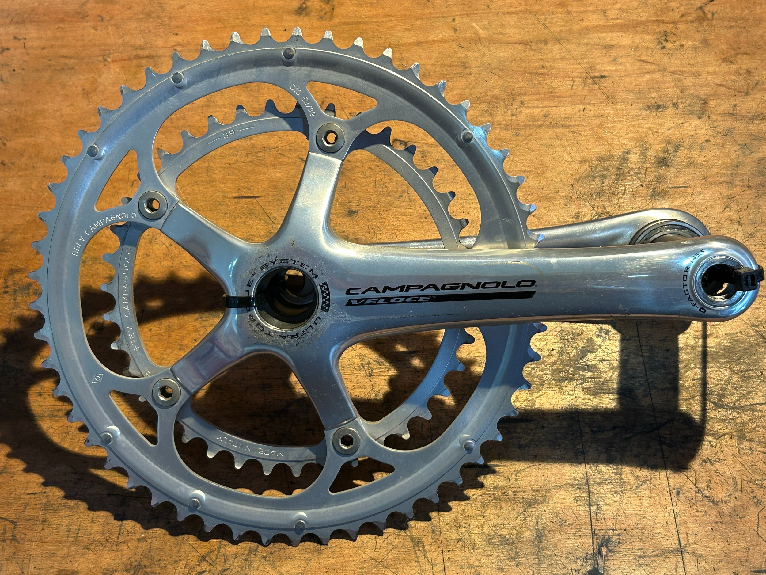 New Campagnolo Centaur 10 Carbon Road Bike Crankset, 53/39, 172.5 New Campagnolo Centaur 10 Carbon Road Bike Crankset, 53/39, 172.5