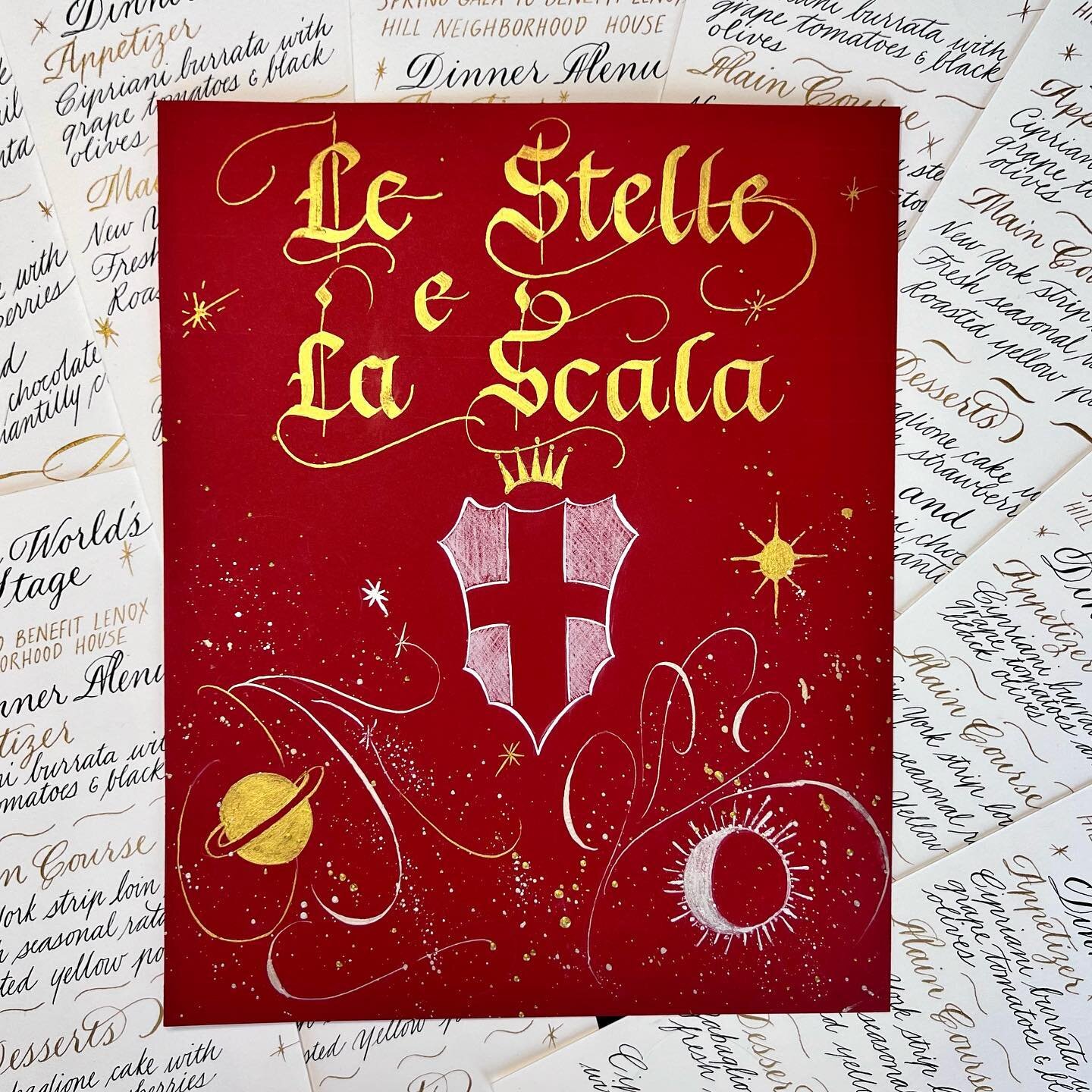 The theme of this year&rsquo;s Spring Gala to benefit Lenox Hill Neighborhood House is &ldquo;All the World&rsquo;s a Stage,&rdquo; and my client chose &ldquo;Le Stelle e La Scala&rdquo; (the Stars and La Scala) as the theme for her table. The color 