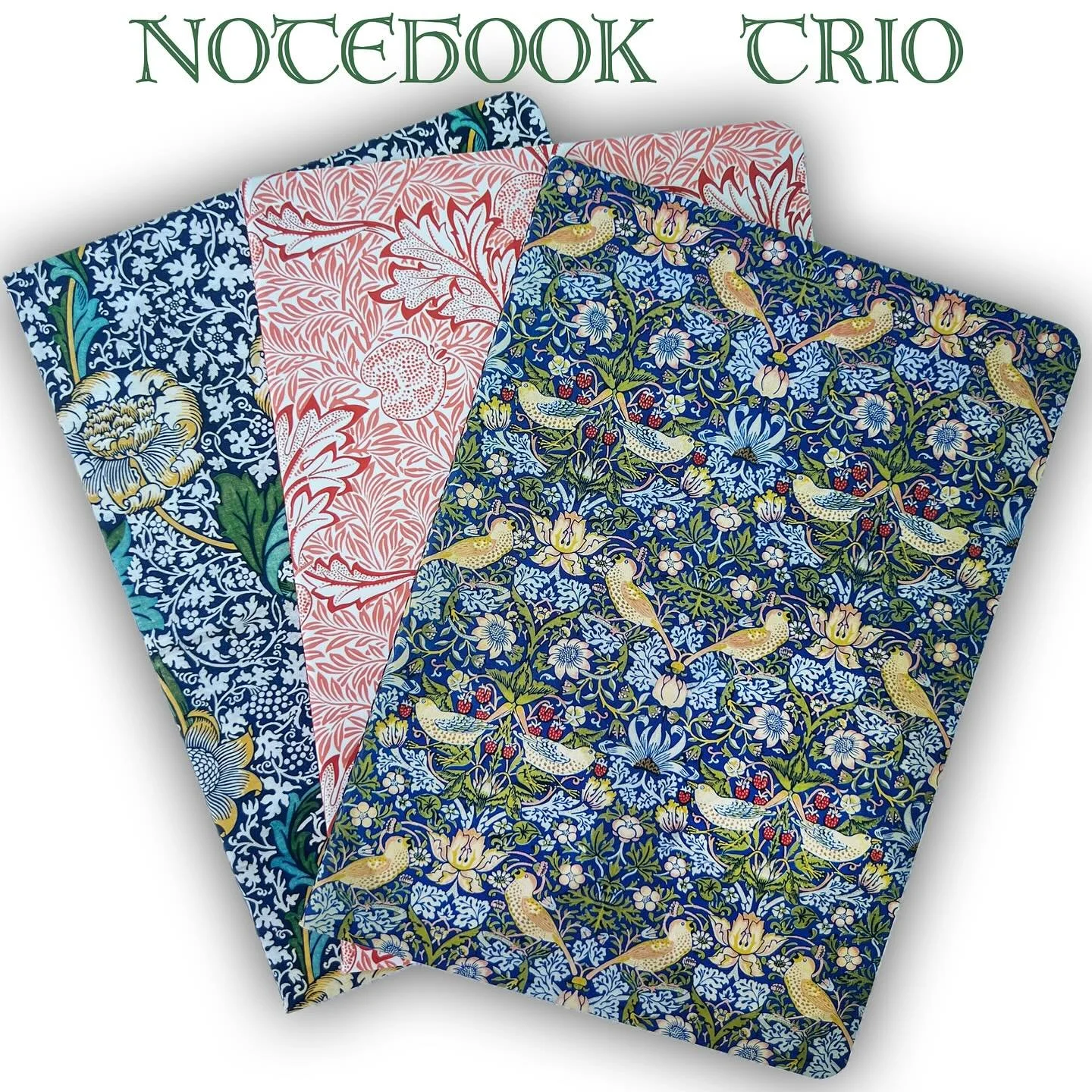 William Morris notebooks are now available at ScribeNewYork.com, and the &ldquo;Illuminated Letters&rdquo; blog post featuring Morris is now up on the site. As today comes to a close, immerse yourself in the gorgeous world of his 19th century graphic