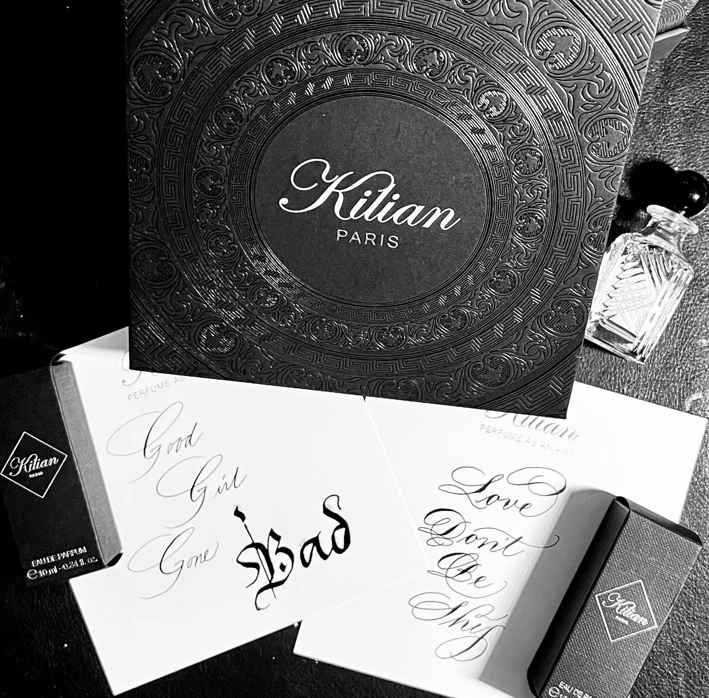 Translating Kilian fragrances to calligraphy styles&hellip;