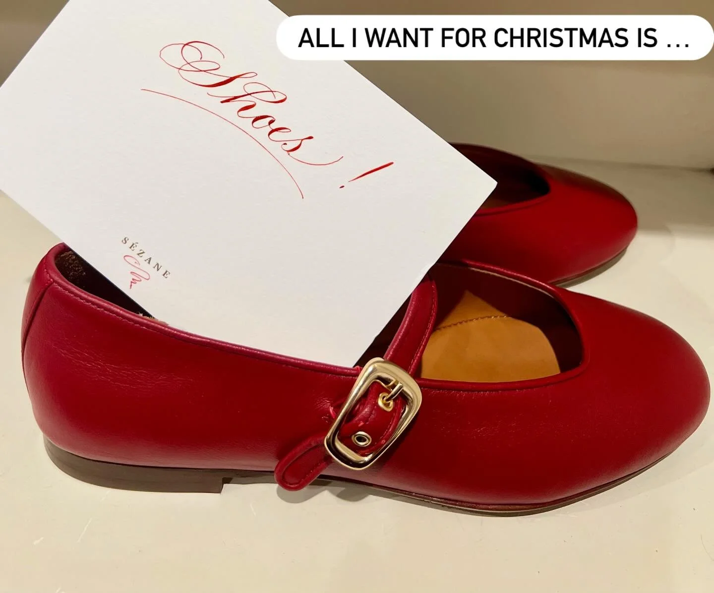 Holiday calligraphy season at S&eacute;zane!