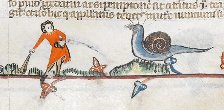 SNAILS ON THE SIDELINE: THE MARGINALIA OF MEDIEVAL MANUSCRIPTS — Scribe ...