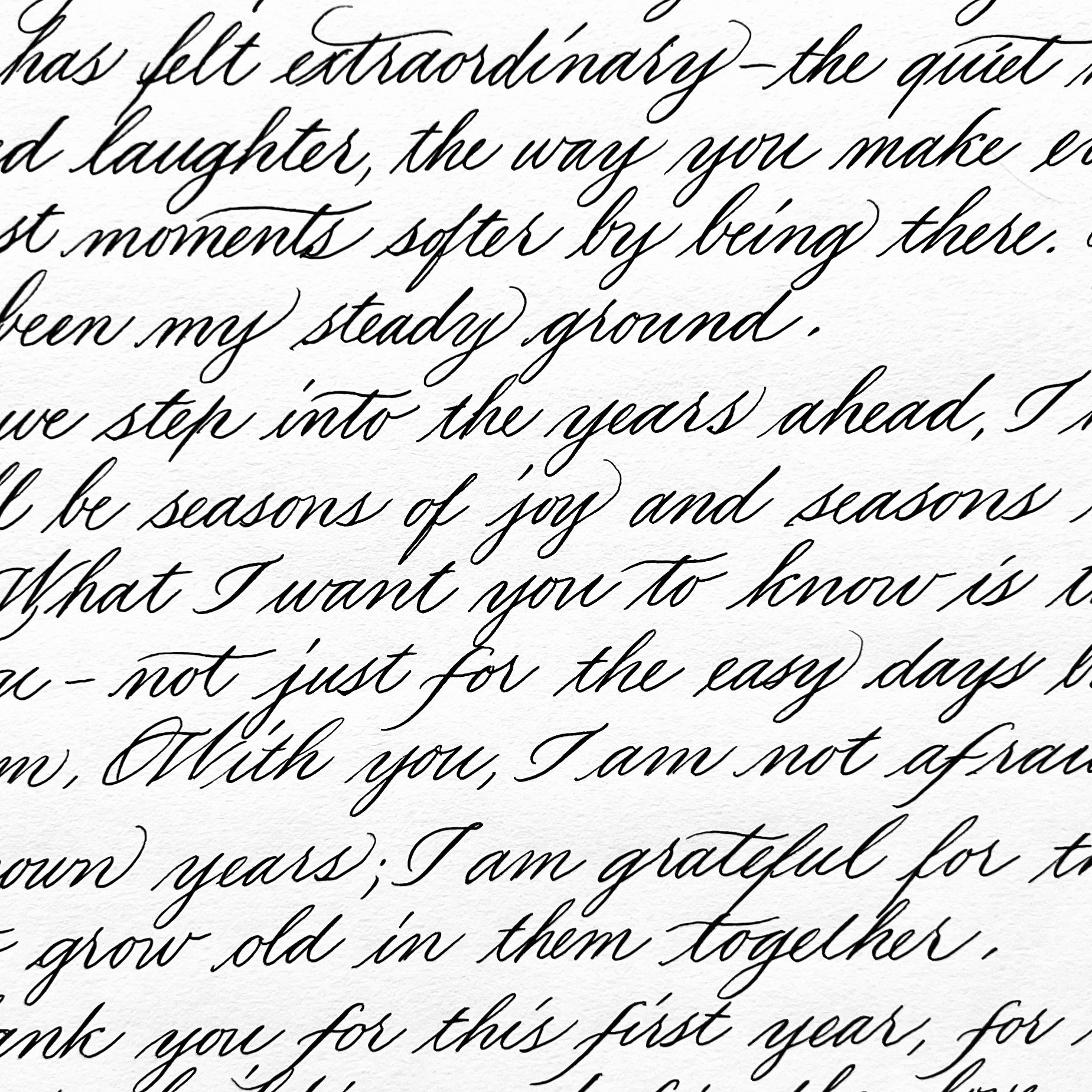 Handwritten Letter