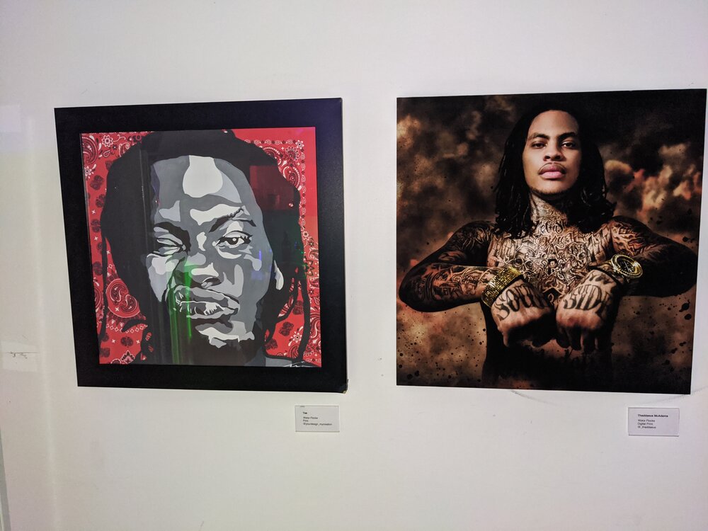 Waka Flocka: by Tee (L) &amp; by Thaddaeus McAdams