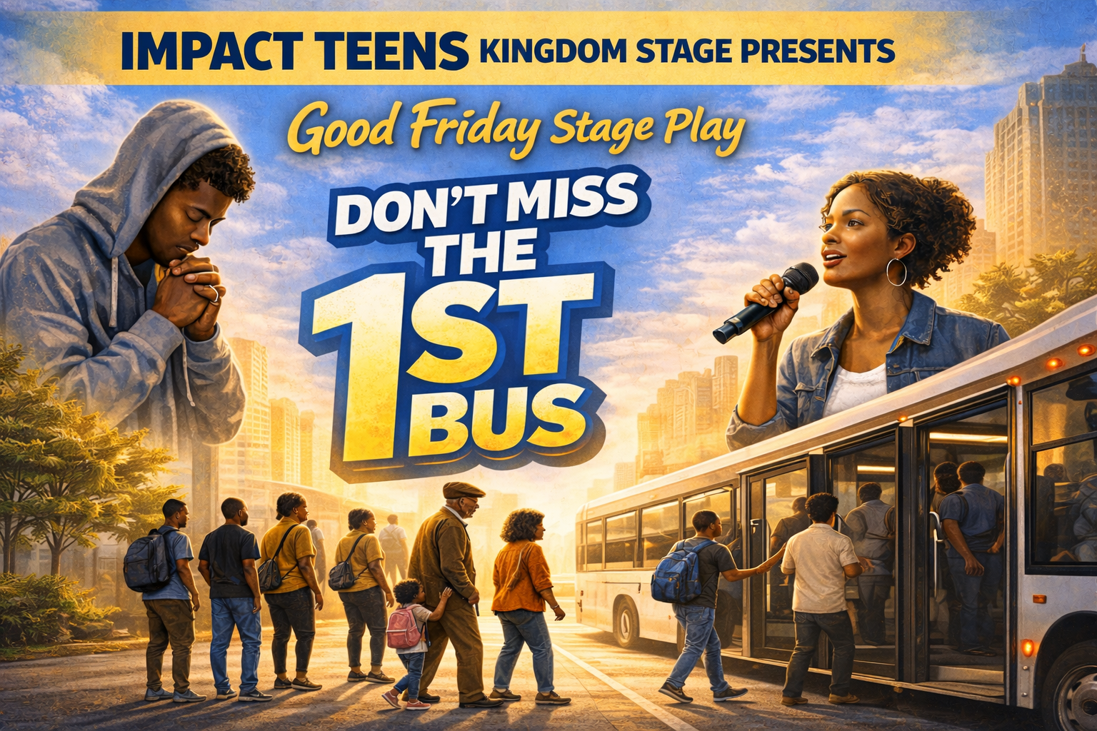 Don't Miss The 1st Bus: The Play