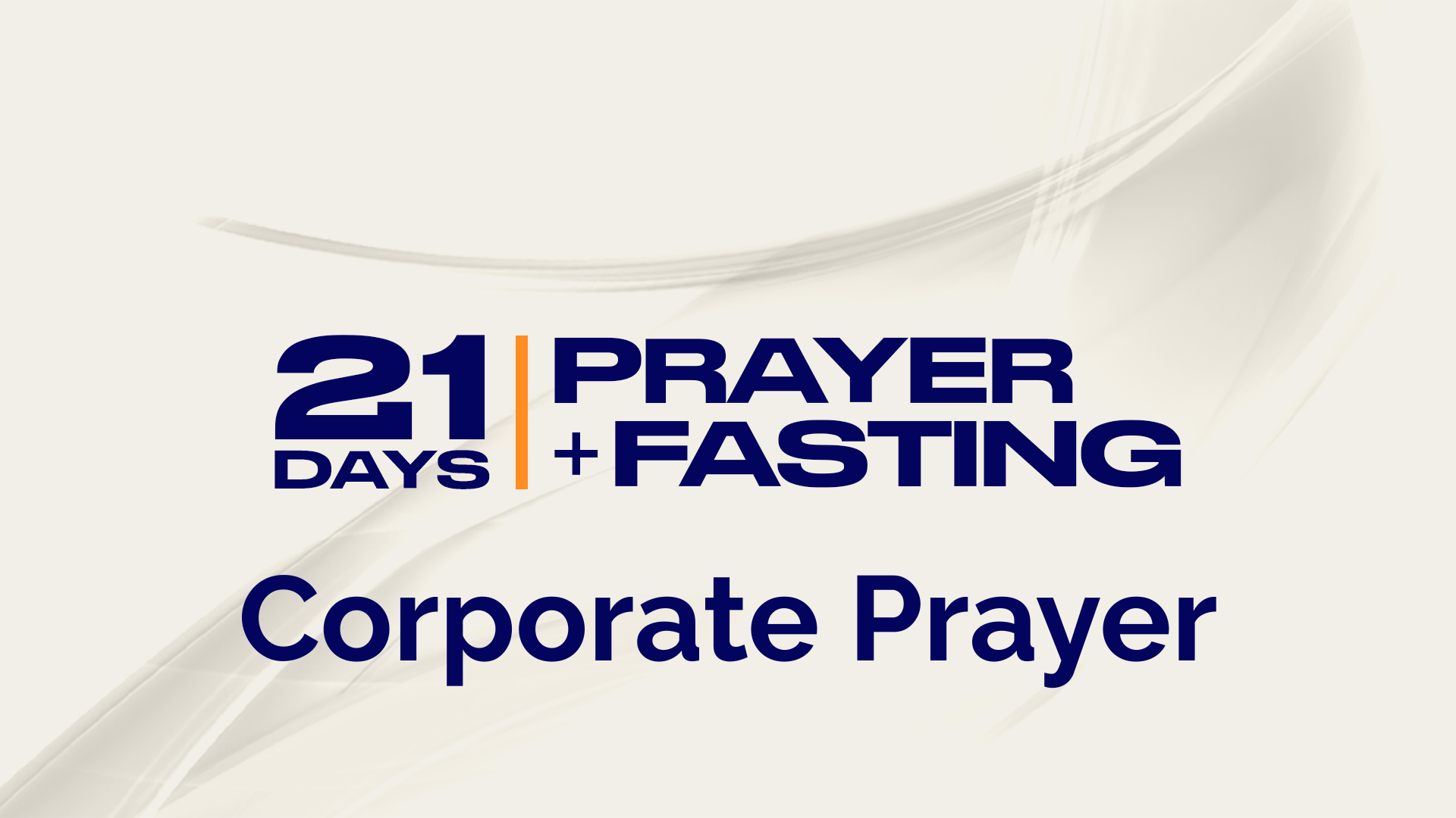 Corporate Prayer