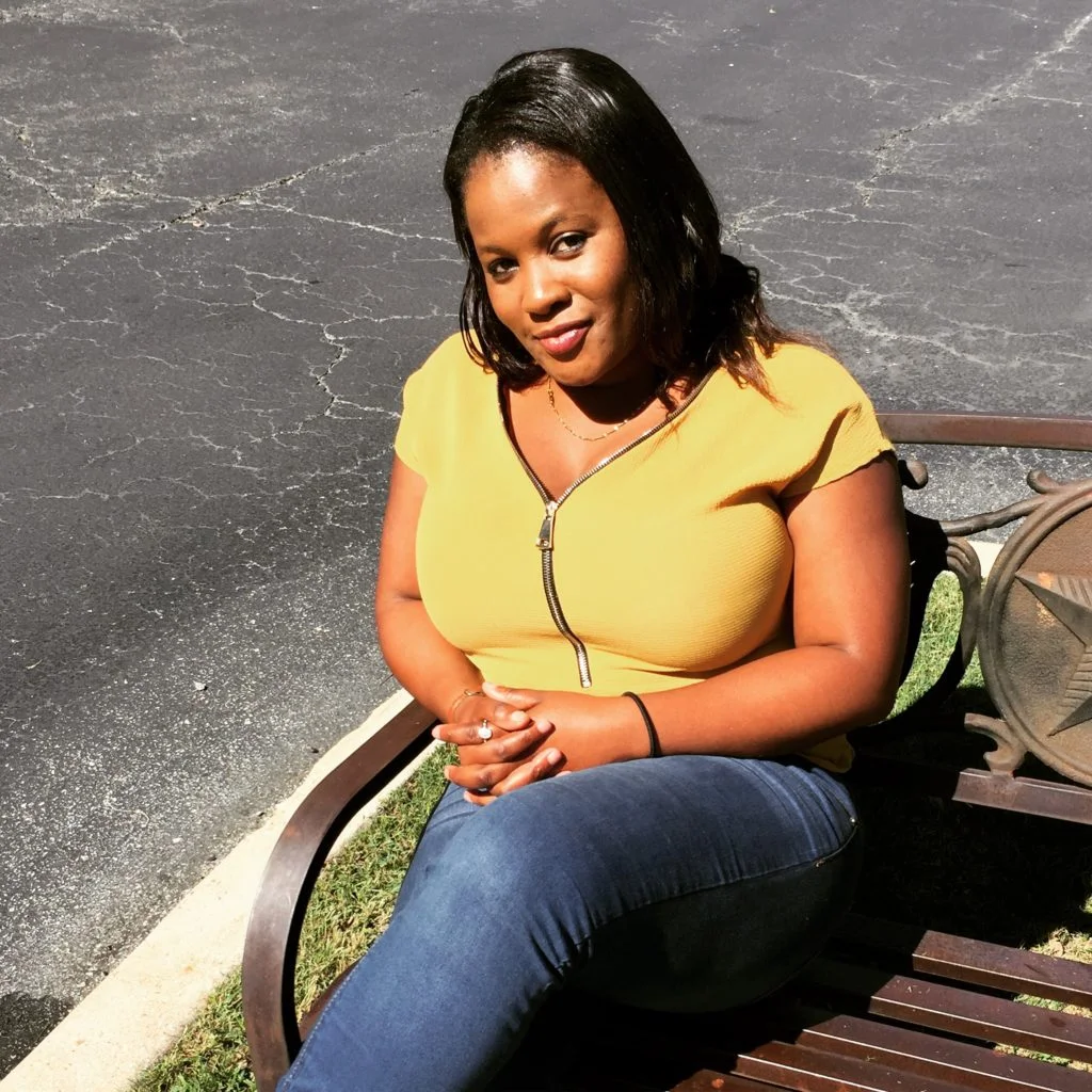 Pamela enjoying a good weather day in Austin, Texas.
