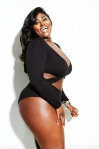 Danielle Brooks during a photo shoot on loving her body