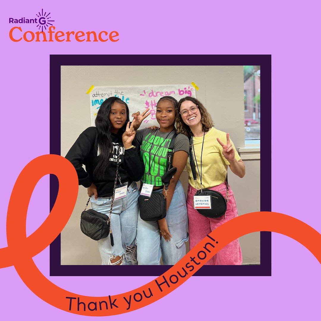 Thank you Houston for showing up and igniting the power in girls at our #RadiantGConference!!💜🌟

We are so grateful to have our conference back in Houston and for the incredible 630+ attendees who made our conference a huge ✨radiant✨ success! 

Sho