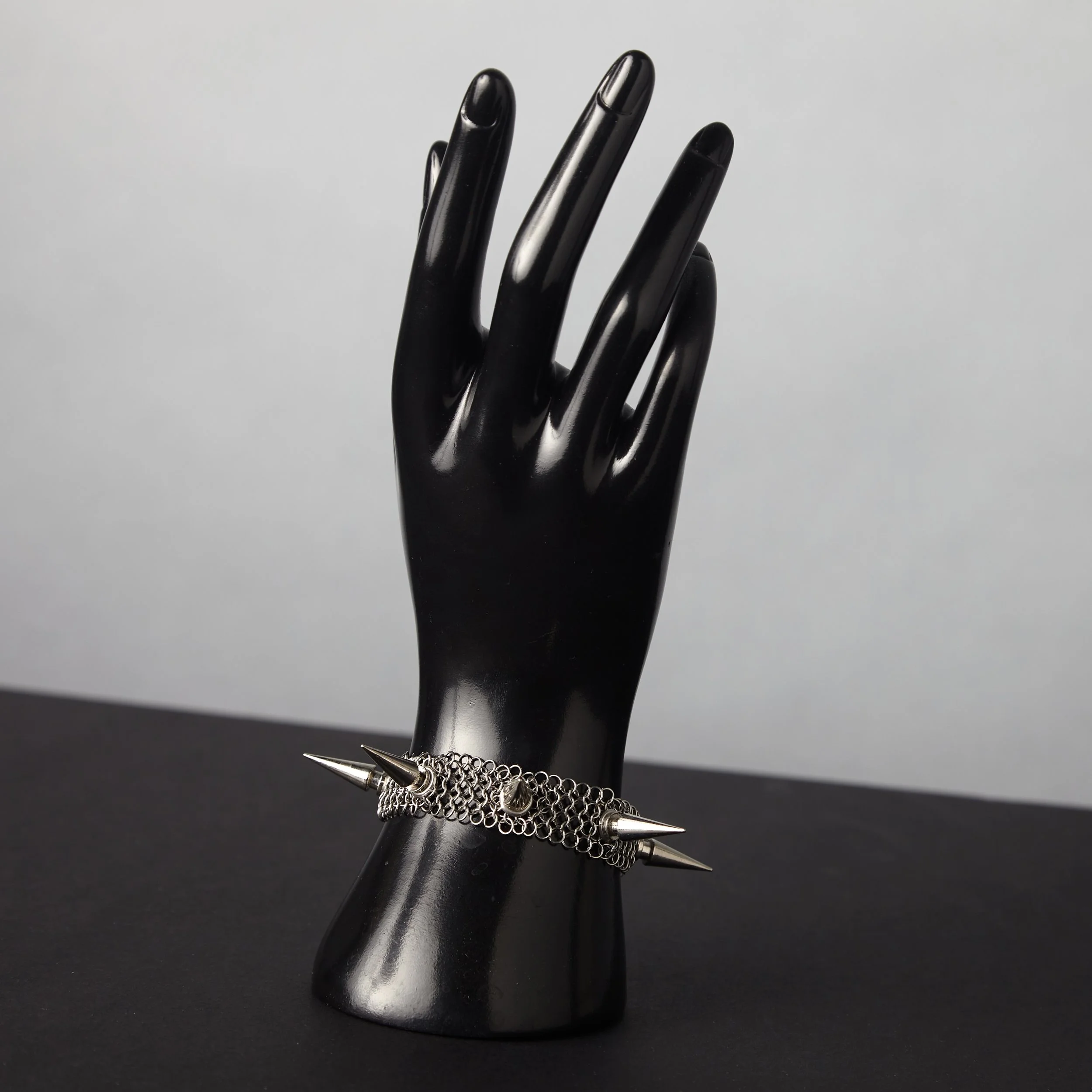 Le Spike Chainmail Cuff 3.jpg