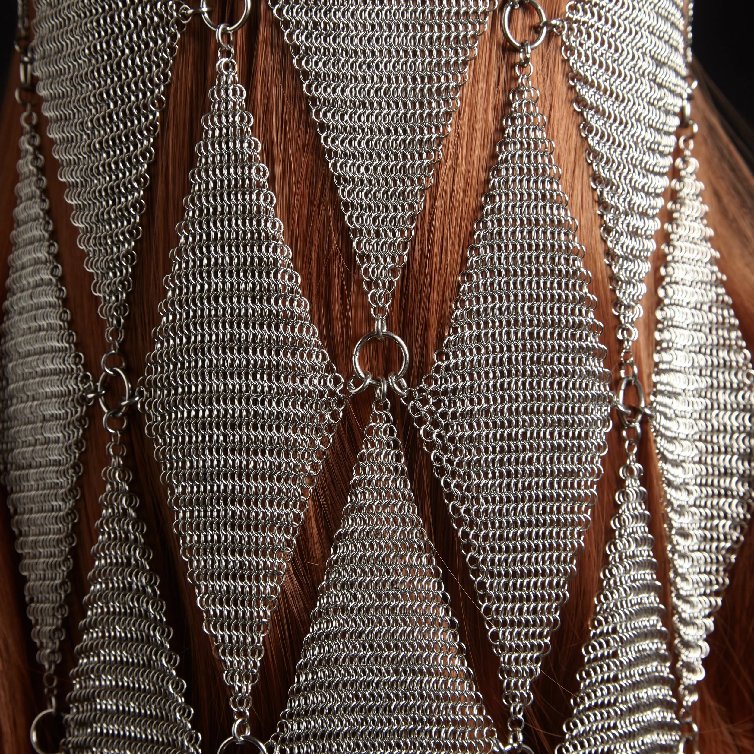 Damsel Chainmail Veil Headpiece Close Up.jpg