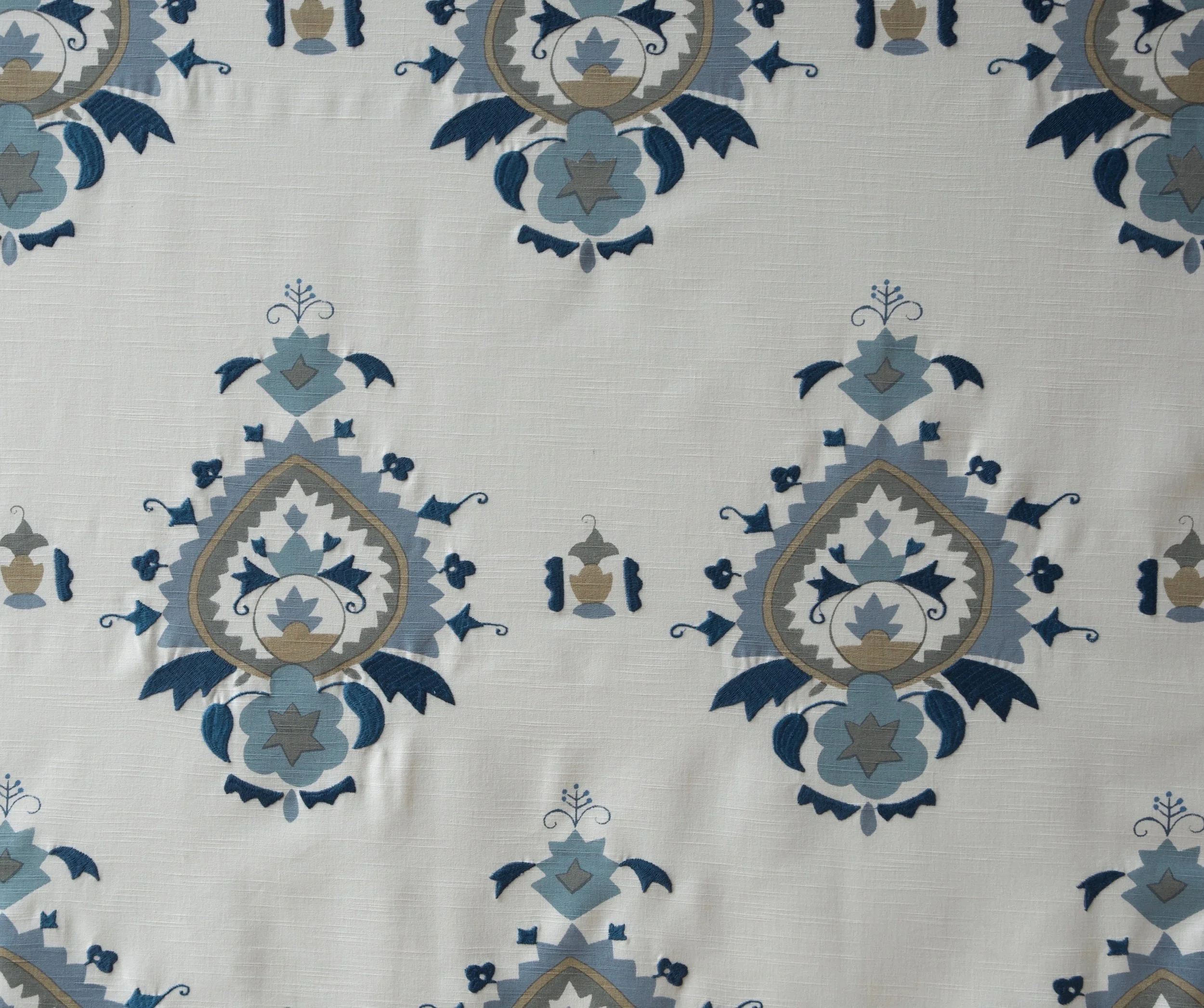 Tetouan Print &amp; Embroidery 1003 - Blue #585