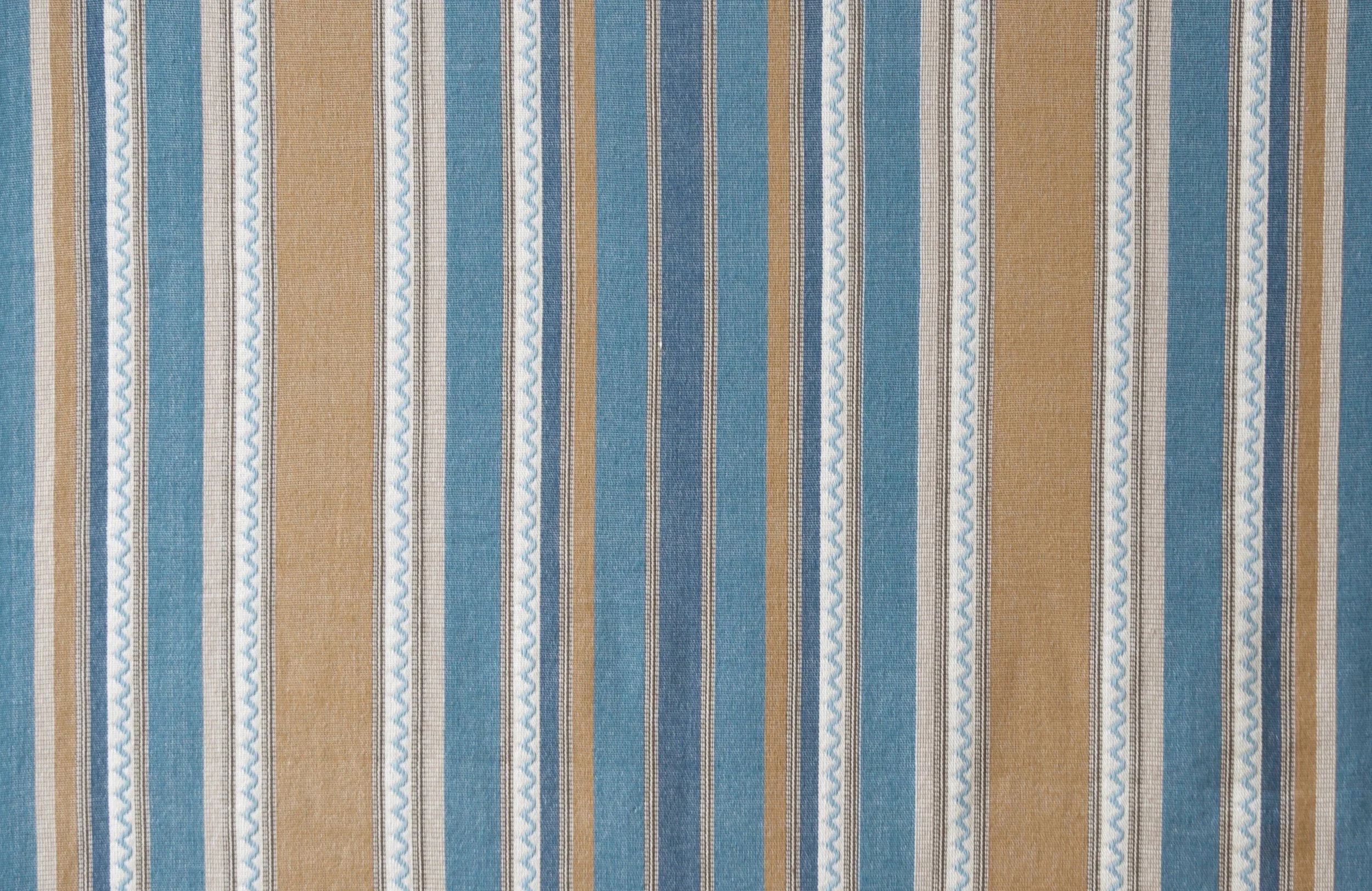 Moroccan Rug Stripe 1005 - Blue/Brown #585