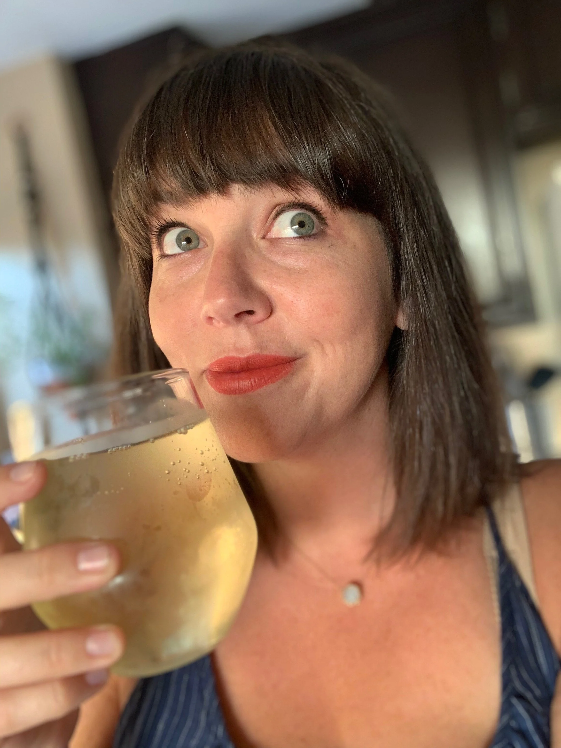 Official Wine Pourer: Aly  Favorite Wine: The Thrill, Red Blend  Favorite Food: Brushetta Bites (by the 2 dozen)  Fun Fact: Only watches two genres of movies. Horror or Disney! Disney because she is Mom to two lovely little ladies!