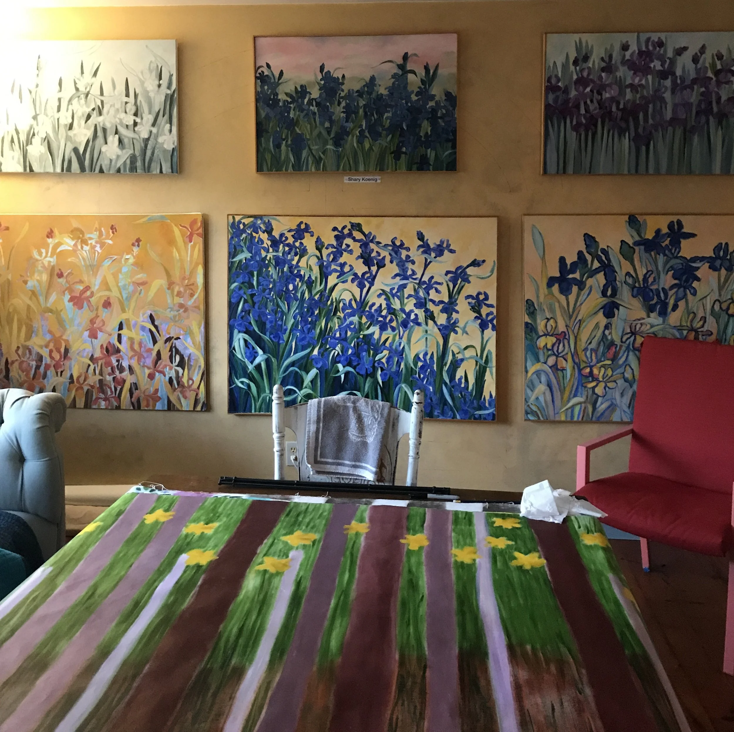  My studio is my happy place where natural light floods in and influences my views of the world both literally and metaphorically. 