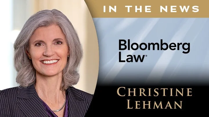 Christine Lehman Featured in Bloomberg Law on PTO Fee Errors and ITC Litigation Risk