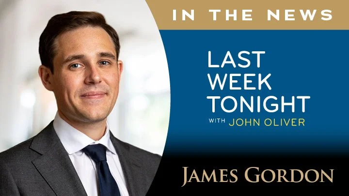 James Gordon's Research Featured on HBO's Last Week Tonight