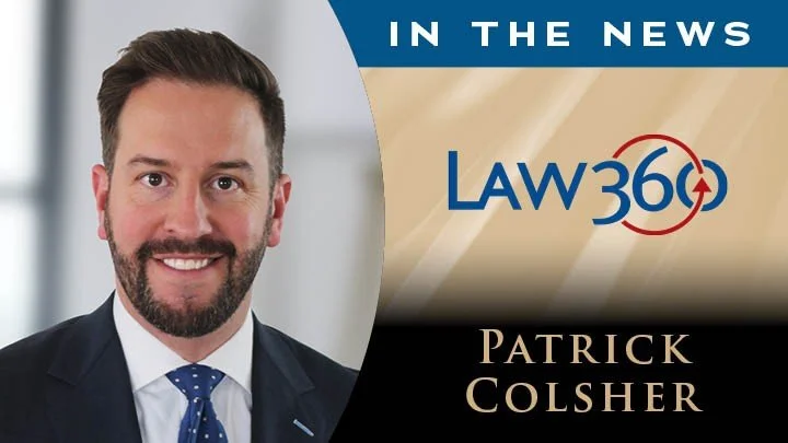 Patrick Colsher Featured in Law360 on RJLF's USPTO Reexam Win for Malikie Innovations