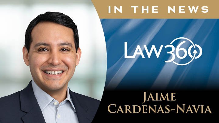Jaime Cardenas-Navia Featured in Law360 on RJLF's PTAB Reexam Win for IOENGINE