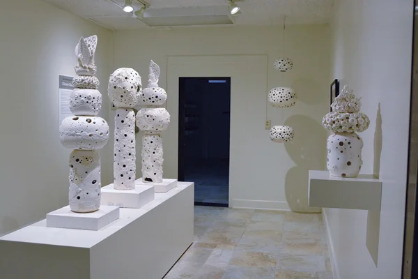 Climate Change installation at the American Museum of Ceramic Art, in Pomona, California, 2017