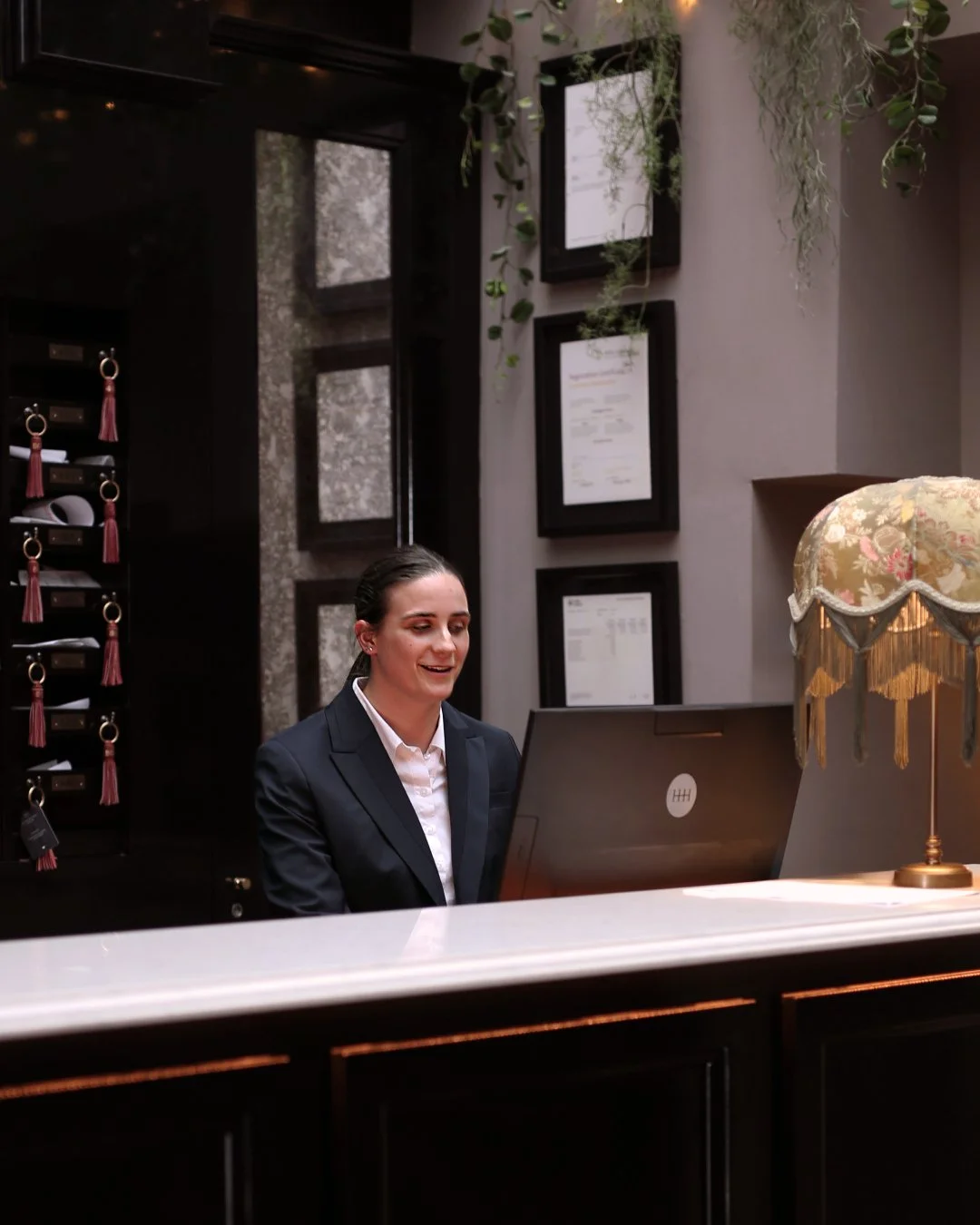 WARM RECEPTION // Our wonderful front desk team ensure every stay is memorable&mdash;warmly helping guests with any query about their stay, and offering local knowledge all about our lovely town.