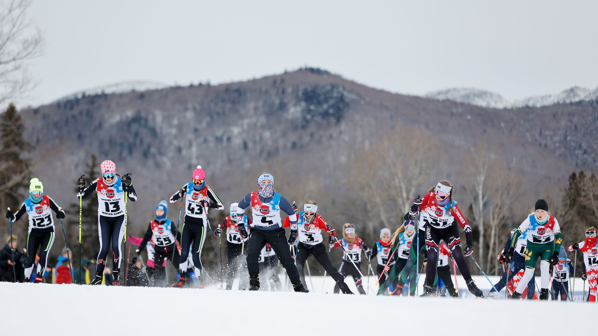 Women's Mass Start at the Empire State Winter Games