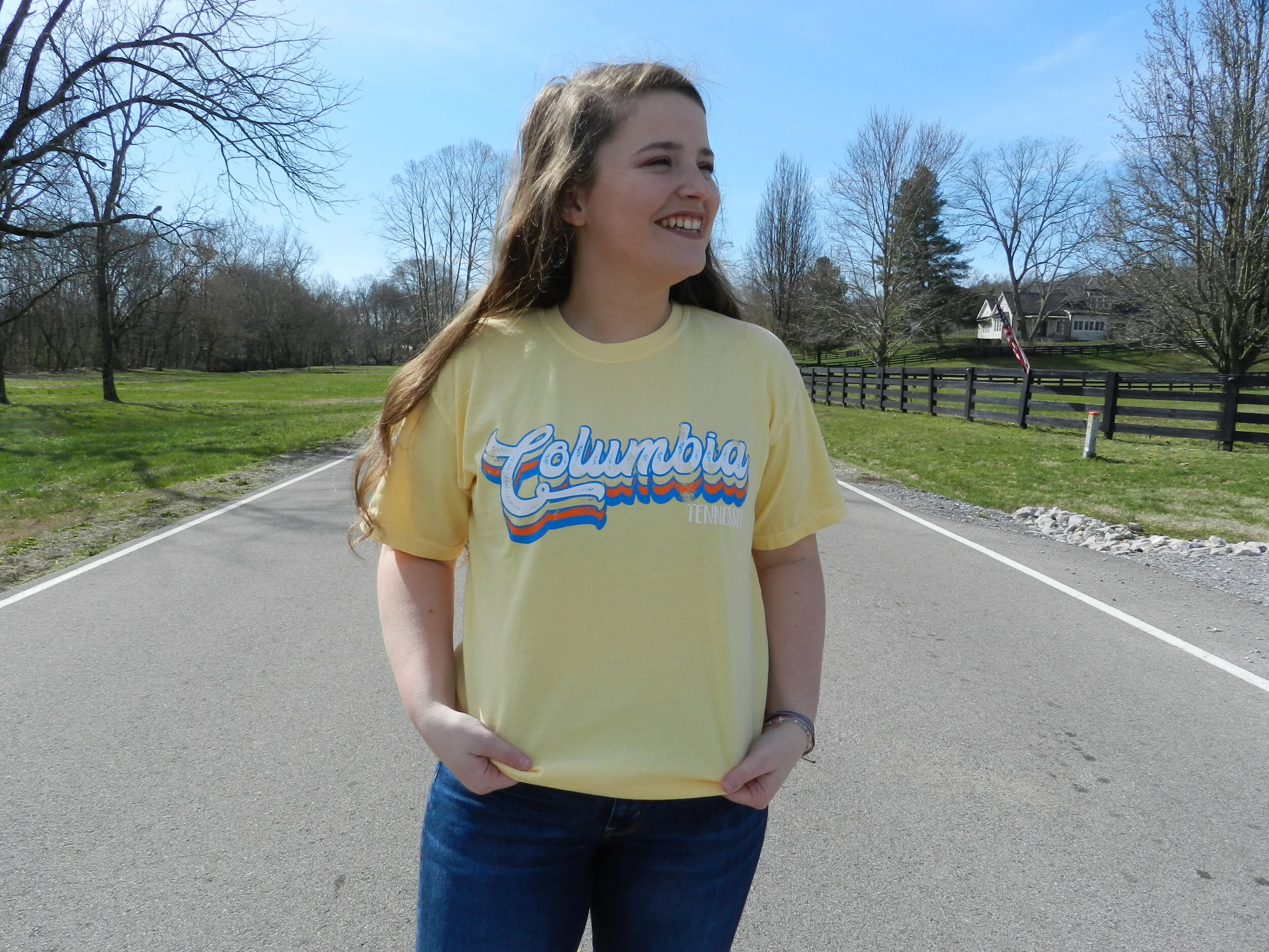 70s Style Columbia Tee