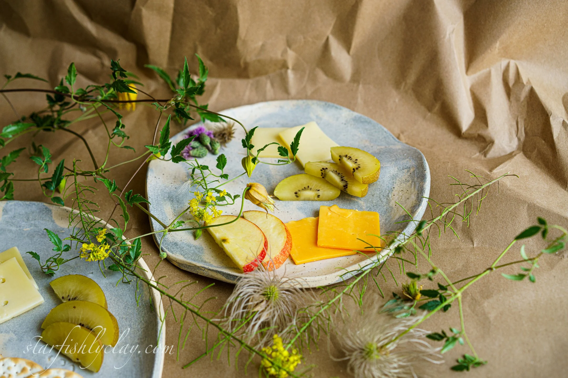 Handmade Charcuterie Plates.  Pottery made in Calgary, Alberta, Canada.