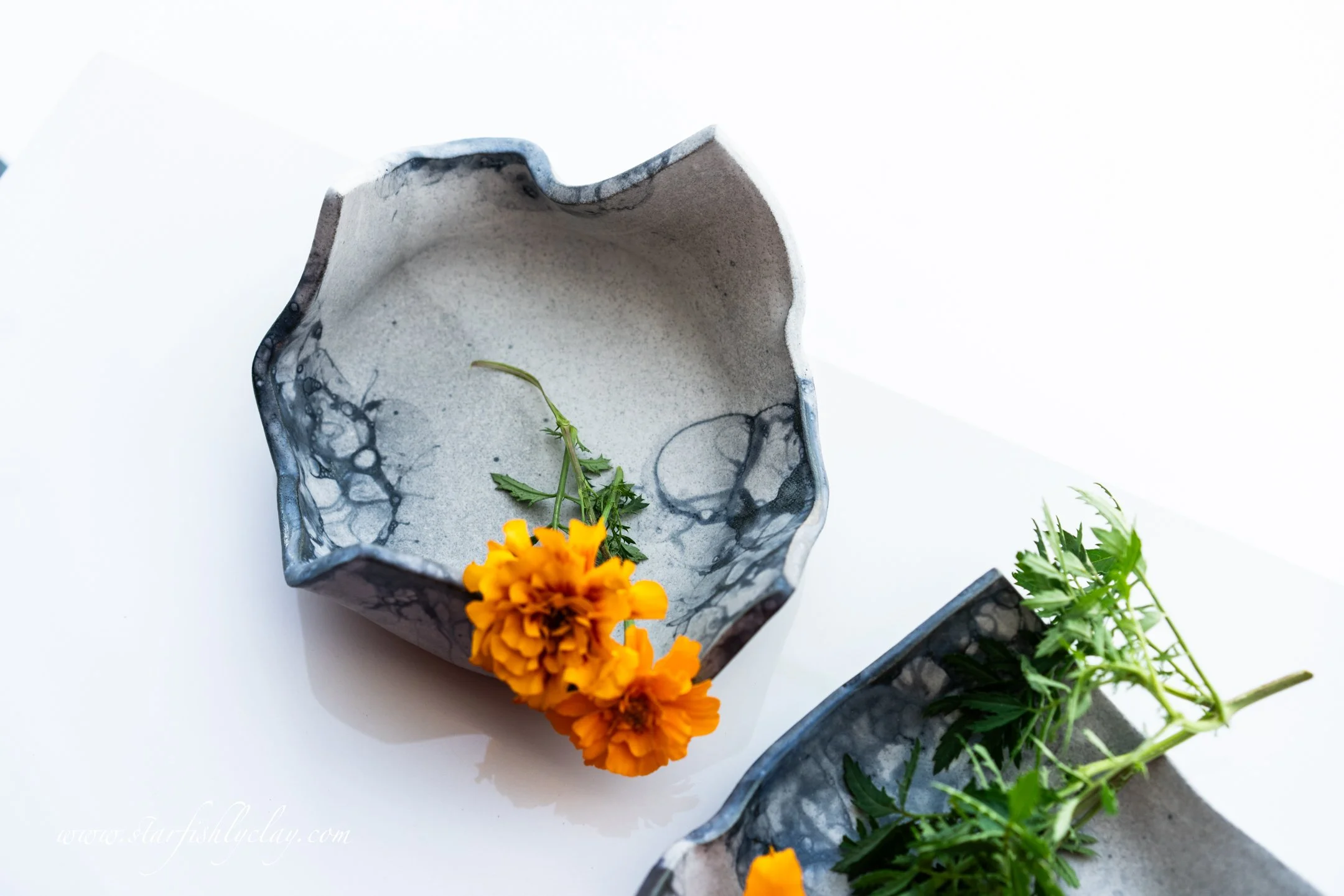 7" Papier Snack Bowls. Lava Pebble Collection. Grey Stoneware.  Made in Calgary, Alberta, Canada.  Local Pottery. YYC. Support Local. Handmade Pottery. Artisanal Ceramics.