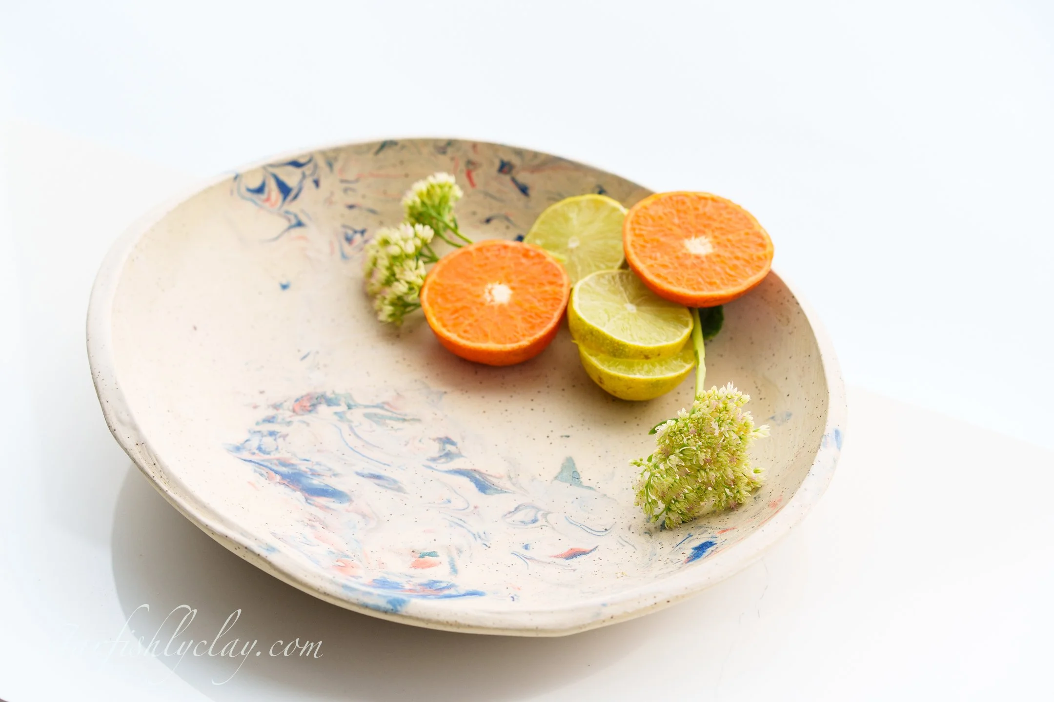 Handmade Fruit Bowl.  Handmade Pottery. Ceramics. Made in Calgary, Alberta, Canada
