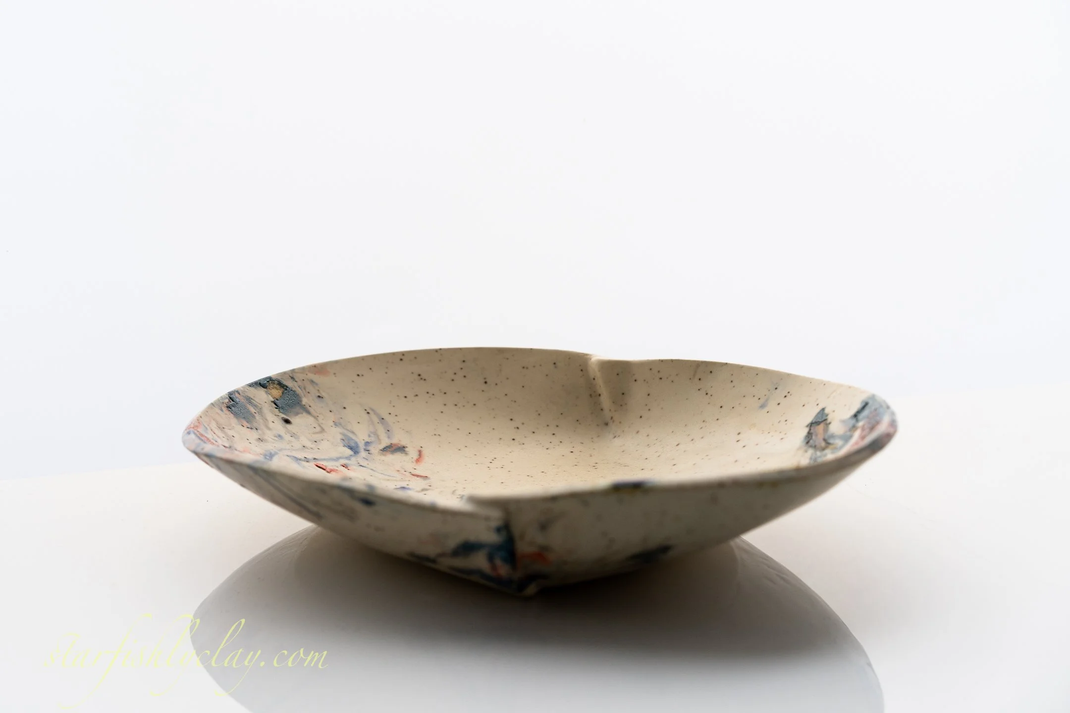 HANDMADE FRUIT BOWL.  CALGARY, ALBERTA.  POTTERY. CERAMICS.